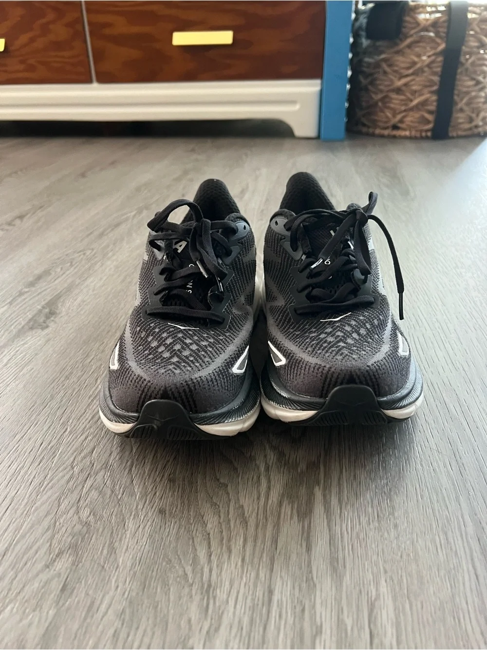 Hoka Black Athletic Running Shoes